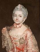 unknow artist, Portrat der Agnes von Anhalt-Dessau (1744-799), Freifrau von Loen